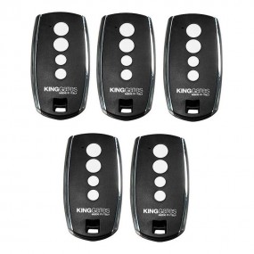 PACK 5 Télécommandes STYLO 4K - KING GATES - Emetteur Radio Rolling Code 433.92 MHz à 4 canaux