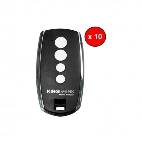 PACK 10 Télécommandes STYLO 4K - KING GATES - Emetteur Radio Rolling Code 433.92 MHz à 4 canaux