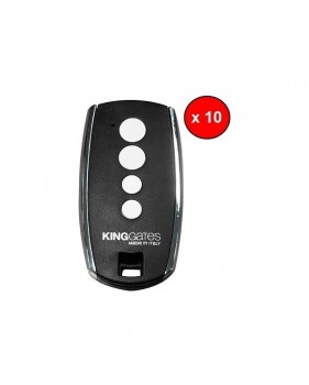 PACK 10 Télécommandes STYLO 4K - KING GATES - Emetteur Radio Rolling Code 433.92 MHz à 4 canaux
