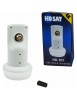 Pack MEGASAT Parabole acier 40cm + LNB Single + Câble Coaxial 10m + Pointeur - Blanc