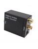 Convertisseur Audio numérique analogique Fiber optique Signal Coaxial analogique DAC Spdif stéréo Jack 3.5 mm  amplificateur