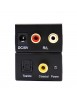 Convertisseur Audio numérique à analogique L / R, Fiber optique