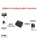 Convertisseur Audio numérique analogique Fiber optique Signal Coaxial analogique DAC Spdif stéréo Jack 3.5 mm  amplificateur