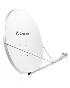 Parabole fibre SMC 120 cm + Monture fixe Az / El Acier galvanisé - Cahors - Gain 41,3 dB, 10,7 - 12,75 GHz