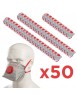 Pack 50 Masques FFP3 Mieux que FFP2 Pliable en 149 avec Valve d'Expiration