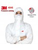 PACK Vêtements de protection à capuche Combinaison 3M 4545, XL Masque FFP3 Contre éclaboussures chimiques Anti-poussière