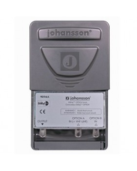 Commutateur DiSEqC étanche - 2 entrées / 1 sortie - Option A/B - Johansson