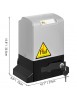 Motorisation Portail Coulissant Ouvre-Porte + 4 Télécommandes + 5 crémaillères + Feu A LED + Récepteur WIFI intelligent