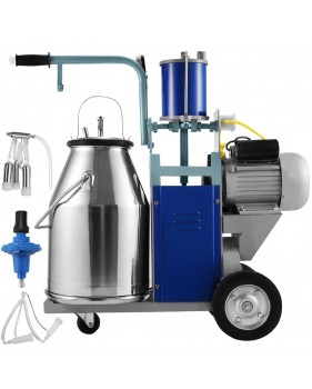 Machine à Traire Lait Vache Chèvre Electrique 25l Trayeuse Professionnel