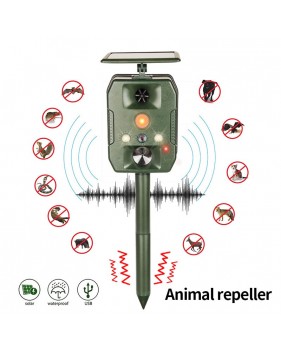 Répulsif à Ultrasons Solaire Anti-nuisible