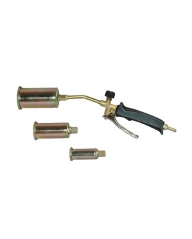 Chalumeau de Soudage WELD-108 - 3 Becs Interchangeables 50mm 35mm 25mm, Raccord 80mm, Tuyau en Caoutchouc