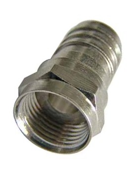 Fiche F a sertir pour cable coaxial 7mm 19/17 V