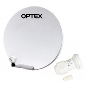 Parabole Fibre SMC 60cm avec LNB - Optex