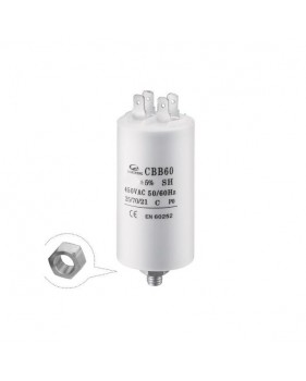 Condensateur Permanent Pour Moteur Monophasé, Circuits De Commutation 70UF 450VAC, Avec Cosses
