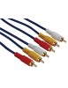 Cordon 3 x RCA male vers 3 x RCA male, 1.2m