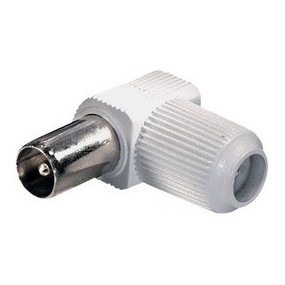 Fiche TV coudee male 9,5 mm