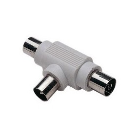Adaptateur TV en T  2 Femelles / 1 Male 9 mm