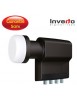 LNB Quad 0.2 dB, 40 mm - Inverto Black Premium - 5 ans de garantie