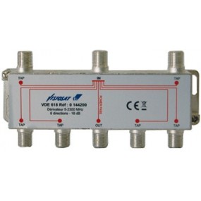 Dérivateur standard VDE 618 à 6 directions - 18dB