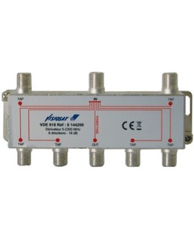 Dérivateur standard VDE 618 à 6 directions - 18dB