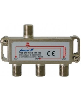 Dérivateur standard VDE 210 à 2 directions - 10dB