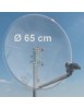Parabole transparente SRC PENELOPE 65 cm avec LNB universel - METRONIC