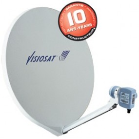 Parabole Fibre SMC 65cm UNI avec LNB single - Cahors