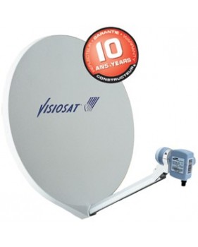 Parabole Fibre SMC 65cm UNI avec LNB single - Cahors