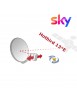 Pack Récepteur Décodeur Satellite Pace + Abonnement Tv Sky Italia