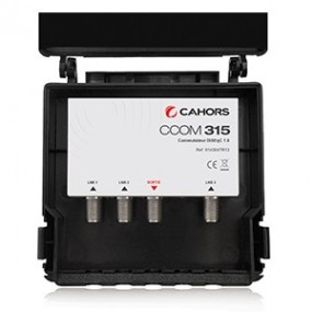 Commutateur DiSEqC CCOM 315 - étanche haute isolation - 3 entrées / 1 sortie SAT - Cahors