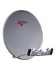 Parabole multisatellite acier 100 cm Triax avec support 4 LNB pour réception satellite multi positions