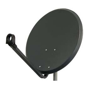 Parabole en Acier 60 cm (58 x 55 cm) - Gris foncé