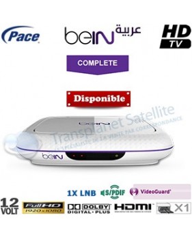 Récepteur Pace DZS3000NBS avec abonnement beIN Arabia - Complete package - 12 mois via ES’HAILSAT 25.5° E / Nilesat 7° W