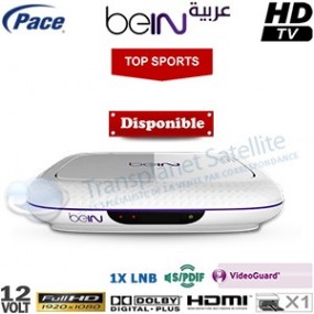 Récepteur Pace DZS3000NBS avec abonnement beIN Arabia - Access + Top Sports package - 12 mois via ESHAILSAT...