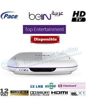 Récepteur Pace DZS3000NBS avec abonnement beIN Arabia - Access + Top Entertainment - 12 mois via ESHAILSAT...