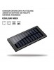 Chargeur Externe Extra Plat Solaire 100000 Mah Noir Batterie USB Tablette Powerbank, LED, Universel, Huawei, Samsung, Xiaomi