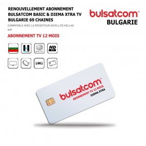 Abonnement Bulsatcom 12 Mois AB-Basic-Diema-XTRA