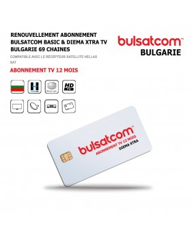 Abonnement Bulsatcom 12 Mois AB-Basic-Diema-XTRA