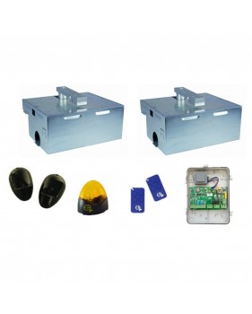 Kit Motorisation Portail Automatisme EA CONFORT E4000B Enterré - Ouverture 110°, 2m 300kg