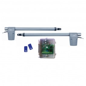 Kit Motorisation Portail Battant Automatisme Ouverture EA B424 - Maxi 150kg 2m par battant, 24V, Course 430 mm
