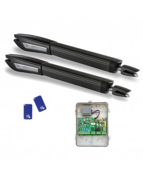 Kit Motorisation Portail Battant Automatisme EA BJ600 230 V - Maxi 300 kg 3m par battant