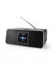 Radio Internet Bluetooth Wi-Fi FM, DAB+ Multifonction Conception de Table, Smartphone Tablette, Ecran Couleur, AirMusic, Usb
