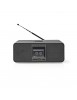 Radio Internet Bluetooth Wi-Fi FM, DAB+ Multifonction Conception de Table, Smartphone Tablette, Ecran Couleur, AirMusic, Usb