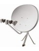 Parabole multisatellite en acier (71 x 90 cm) avec support 5 LNB - MAXIMUM E-85