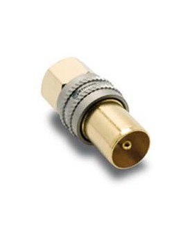 Adaptateur blindé F mâle / 9,52mm mâle - METRONIC