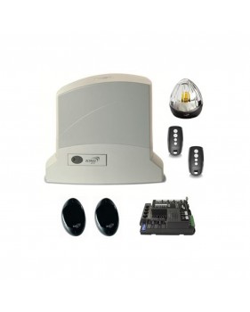 Kit Motorisation Portail Coulissant EA King Gates 24V DYKIT24/600FRG8 - 600kg max, intensif, moteur en 24V, Alimentation 230V