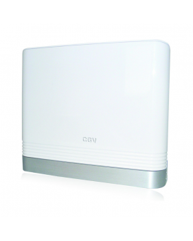 Antenne TV TNT VHF UHF Intérieur numérique AN DELICE CE RED 700 - Filtre LTE 4G, 5V, Amplification réglable, Blanc