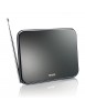 Antenne TV TNT Numérique d'intérieur HDTV/UHF/VHF/FM PHILIPS SDV622412 - Amplification 42 dB, Filtre 4G/GSM, Noir