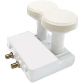 LNB Monobloc 4.3° 23mm - Twin 0,2dB - Inverto black pro - Compatible HDTV - 3 ans de garantie