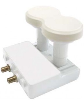 LNB Monobloc 4.3° 23mm - Twin 0,2dB - Inverto black pro - Compatible HDTV - 3 ans de garantie